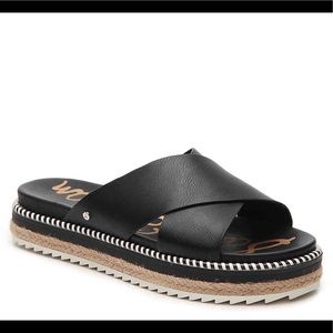Sam Edelman Black Leyton Espadrille Sandals